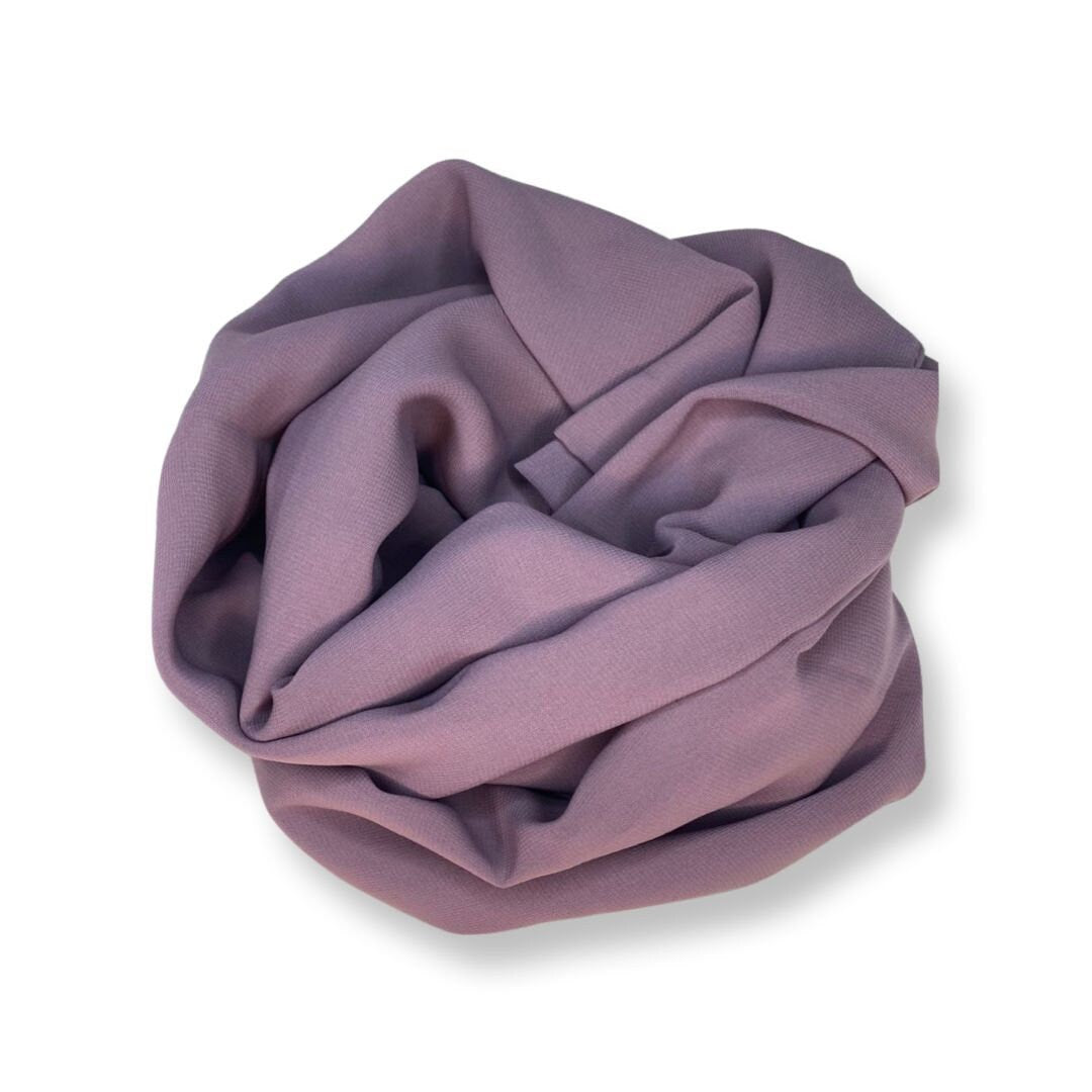 Elegant pink rose Luxury Crepe hijab