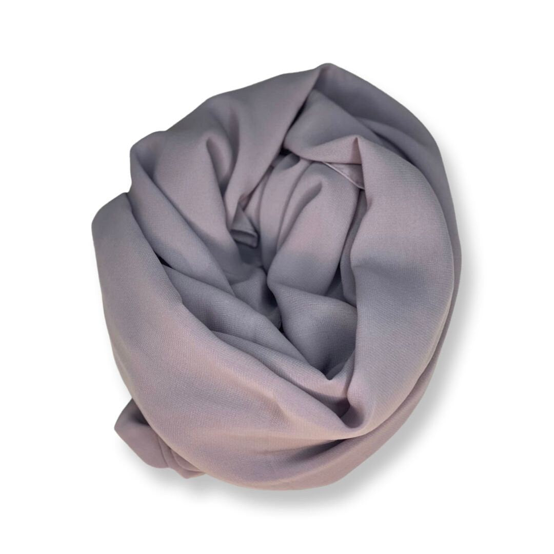 Chic violet Luxury Crepe hijab